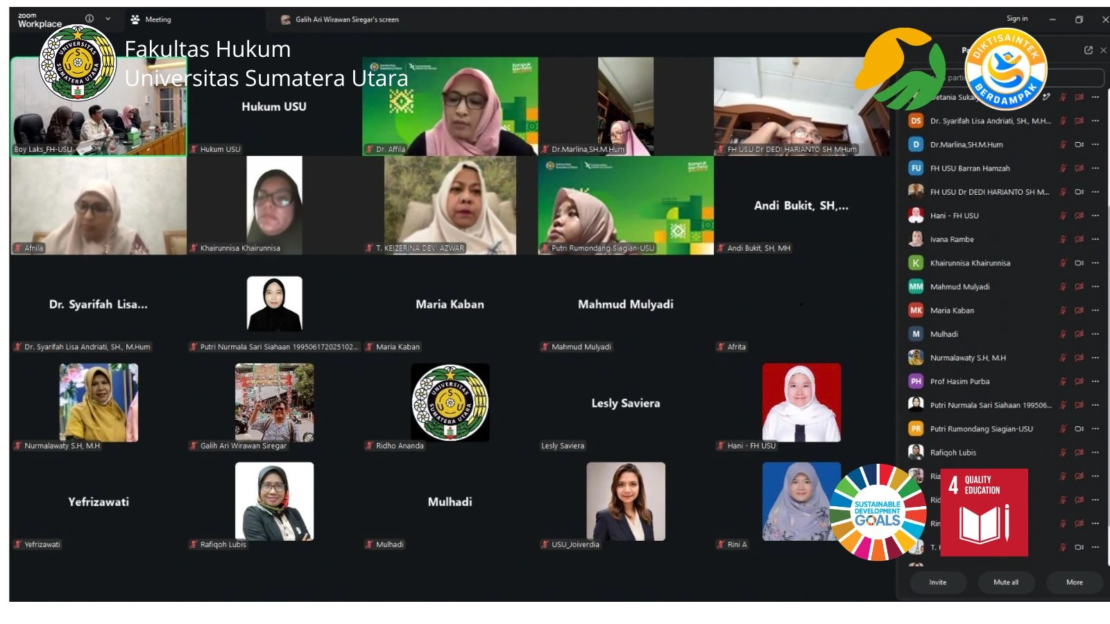 FH USU Gelar Workshop Penyusunan Modul dan Bahan Ajar Berbasis OBE untuk Perkuat Kualitas Pembelajaran